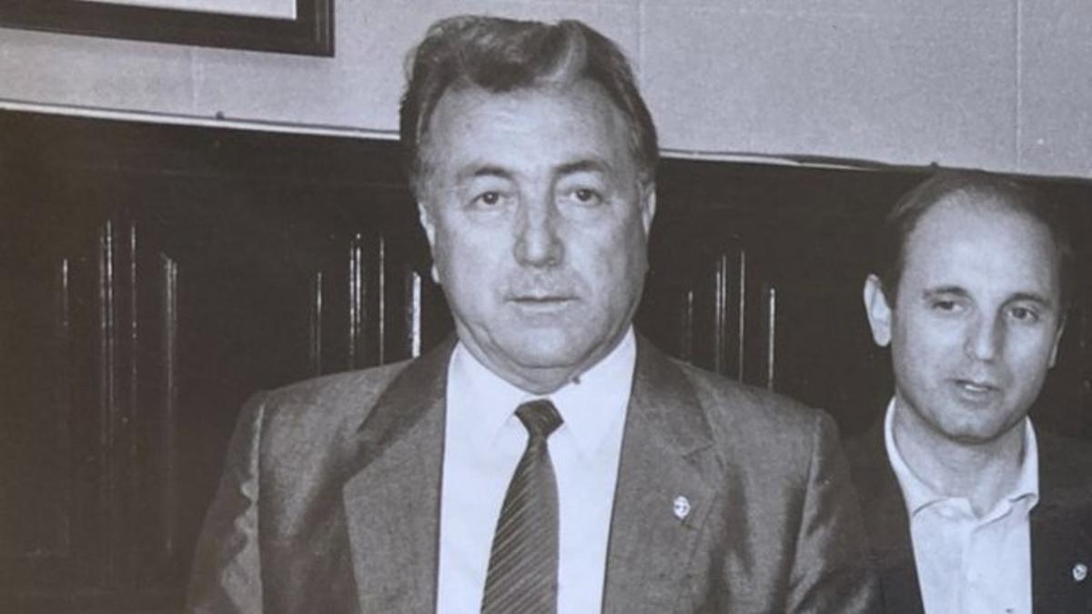 José Sepulcre Fuentes, durante su etapa como presidente del Elche