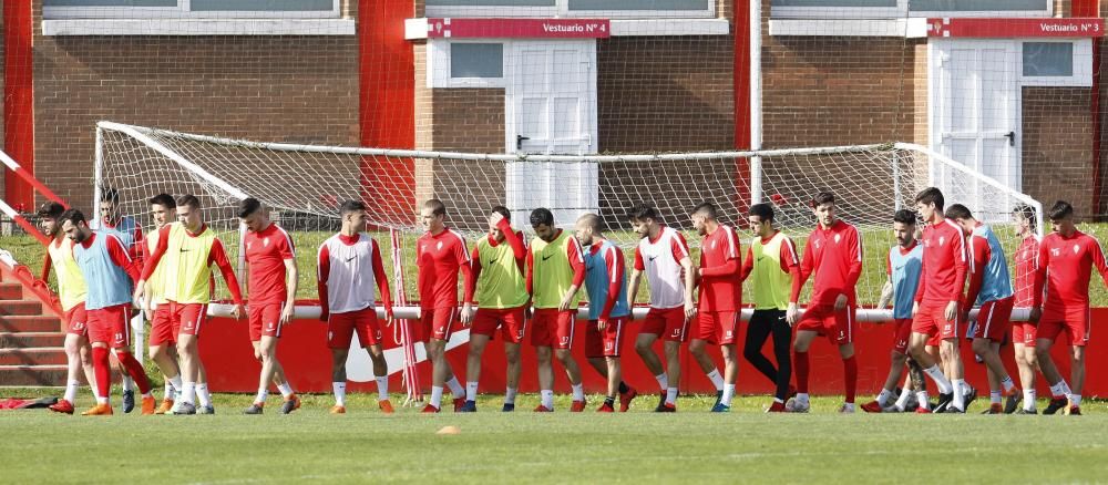 Entrenamiento del Sporting