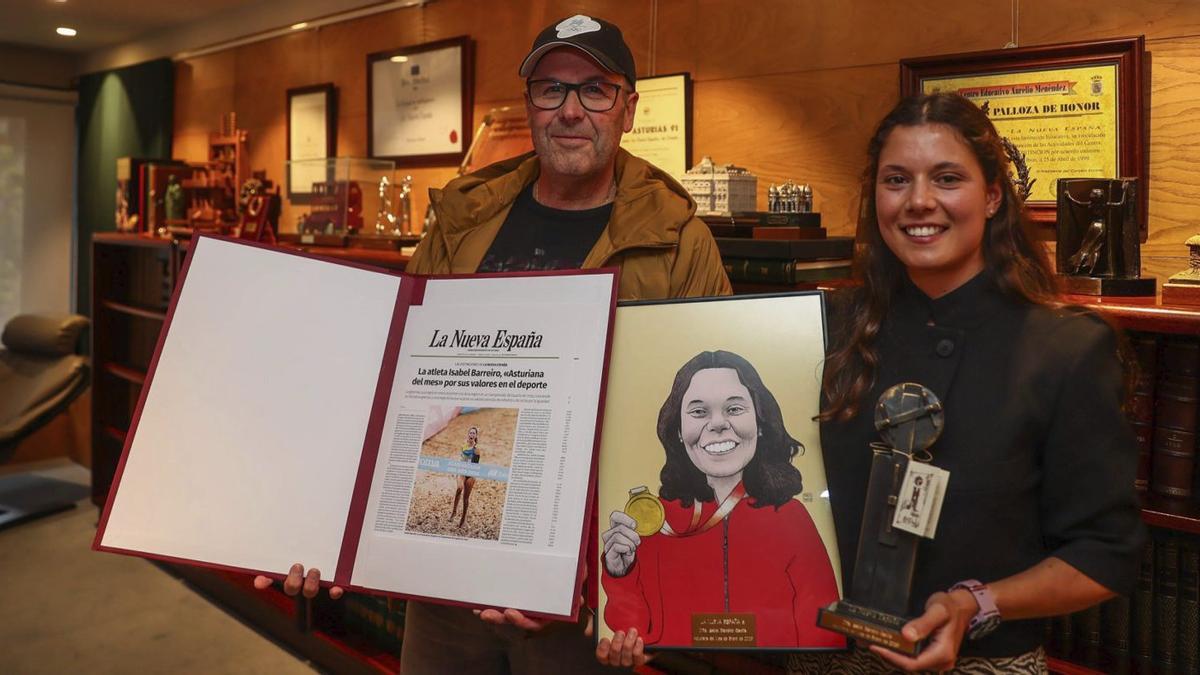 VÍDEO: La atleta Isabel Barreiro, "Asturiana del mes" por sus valores en el deporte