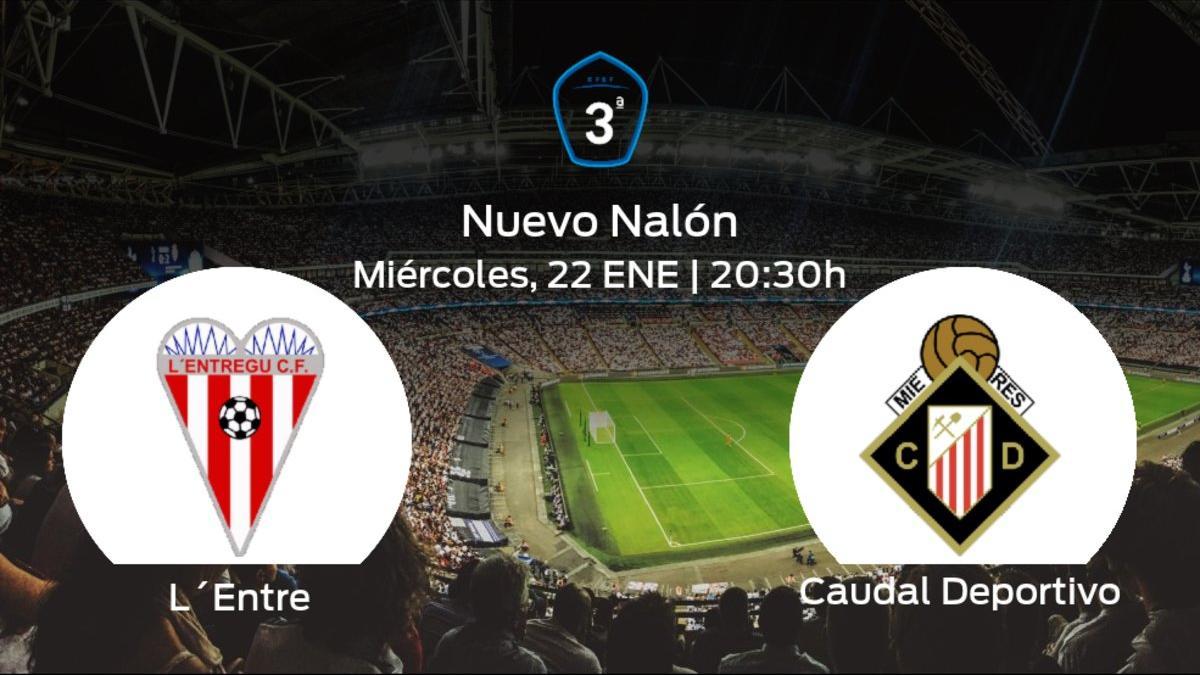 Jornada 21 de la Tercera División: previa del encuentro L'Entregu - Caudal Deportivo