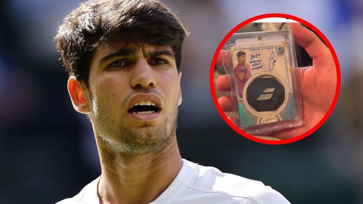 222.000 dólares por una firma de Alcaraz