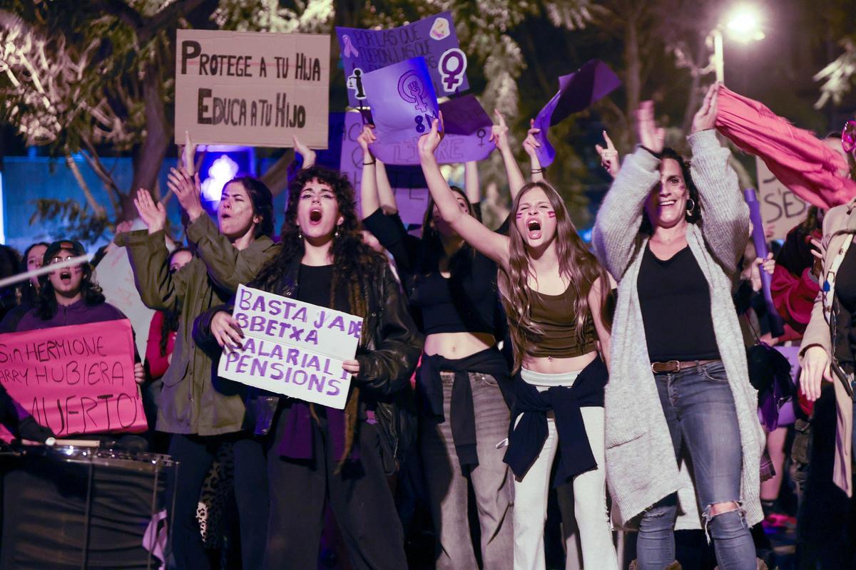 Imagen de archivo de la celebración del 8M el año pasado.
