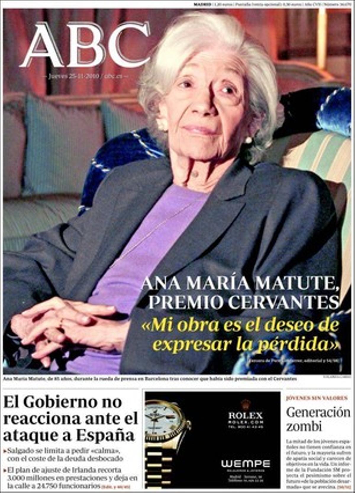 ’Abc’ ressalta en pàgines interiors que el despatx de Joan Laporta és domicili social d’empreses de ciberporno.