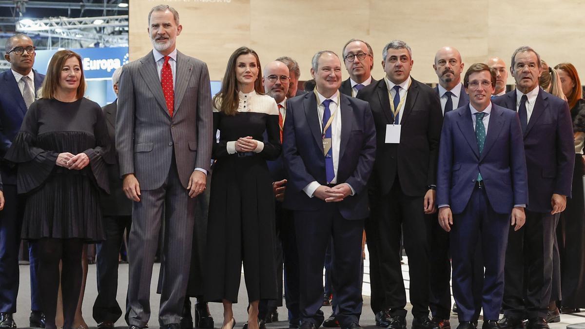 Los reyes inauguran FITUR con el presidente de Ecuador como invitado