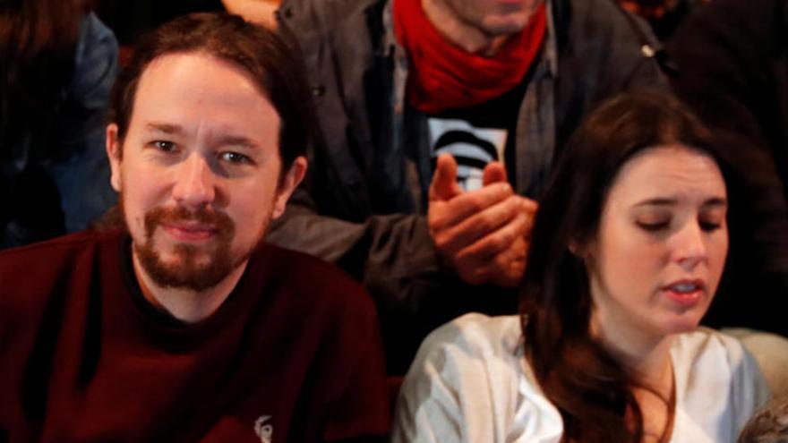 Pablo Iglesias e Irene Montero.