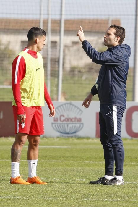 Entrenamiento del Sporting