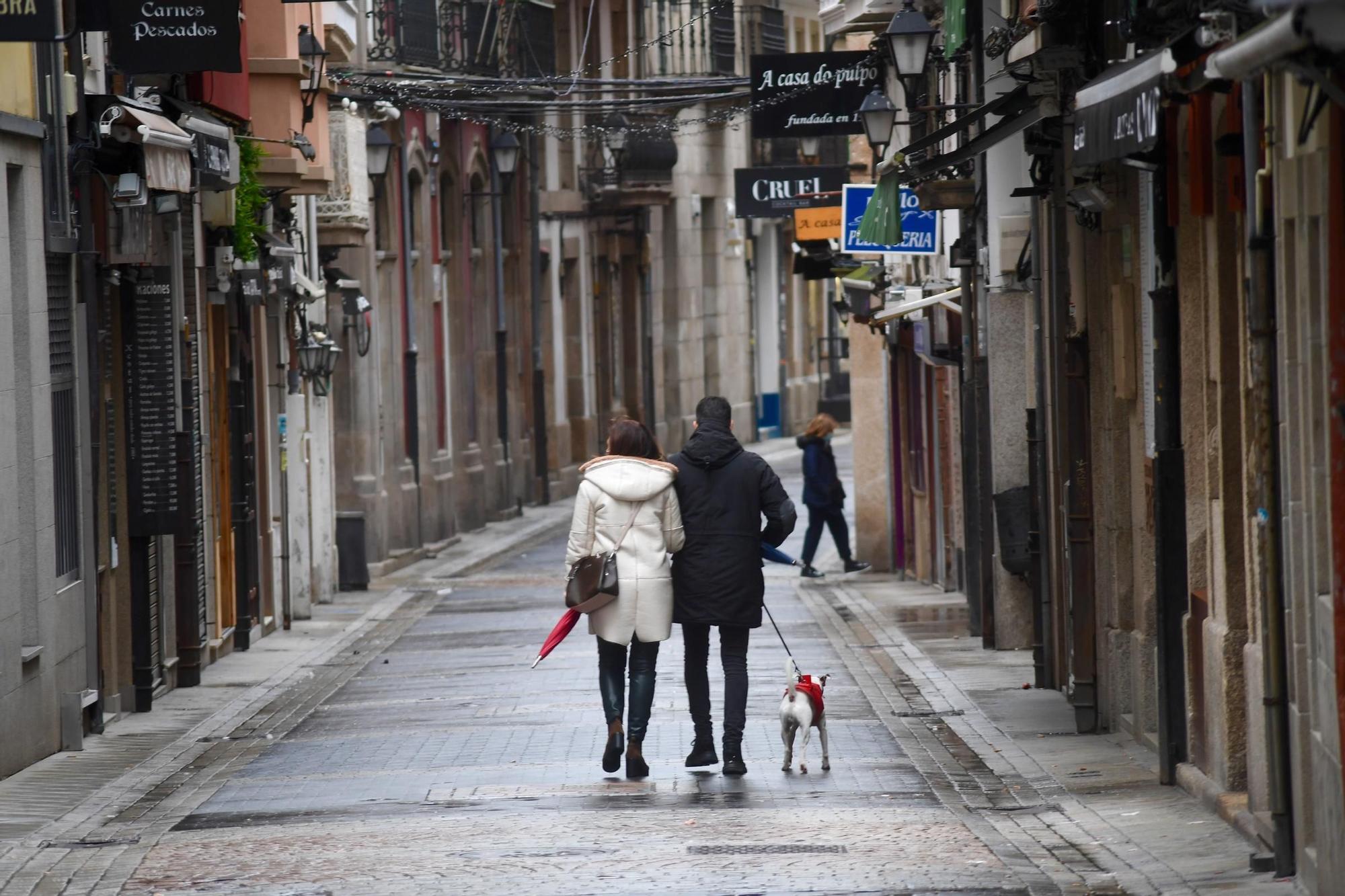 Las calles de A Coruña reciben un Año Nuevo Diferente