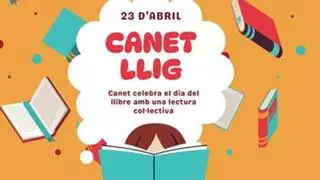 Un maratón de lectura abre la celebración del día del libro en Canet