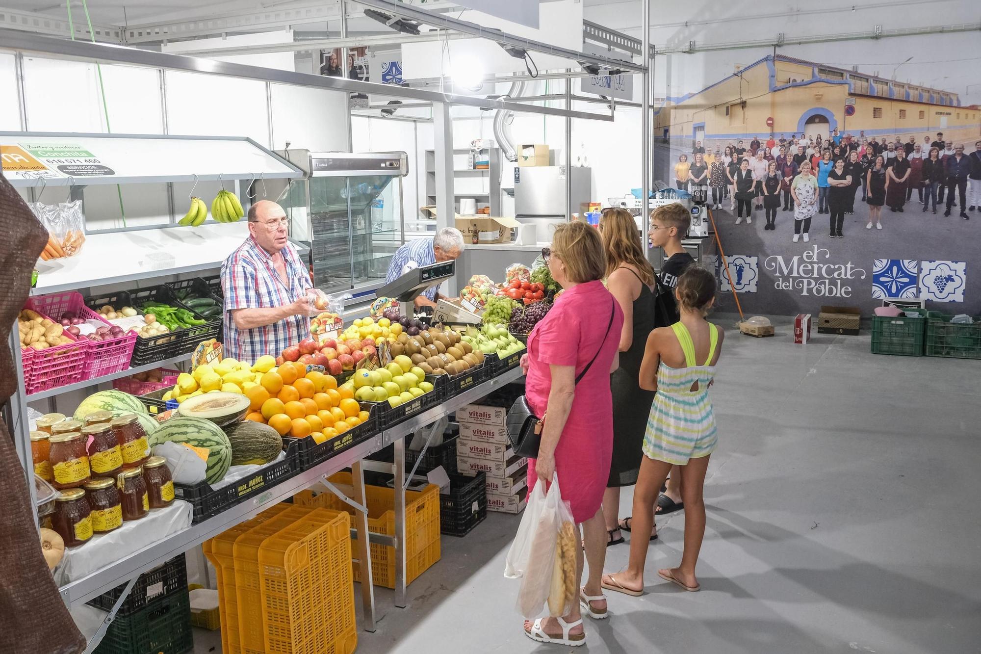 Así es El Mercat del Poble, las nuevas instalaciones provisionales del Mercado de Novelda