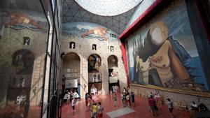 Interior del Teatro-Museo Dalí de Figueres, en una imagen de archivo. 