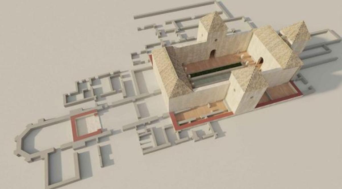 Recreación del Palacio de Don Fadrique del Monasterio de Santa Clara