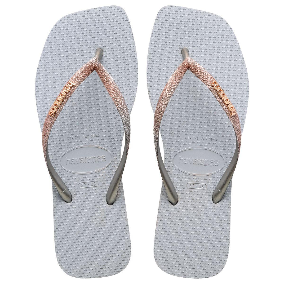 Havaiana Slim Square Glitter Grey 35,99€