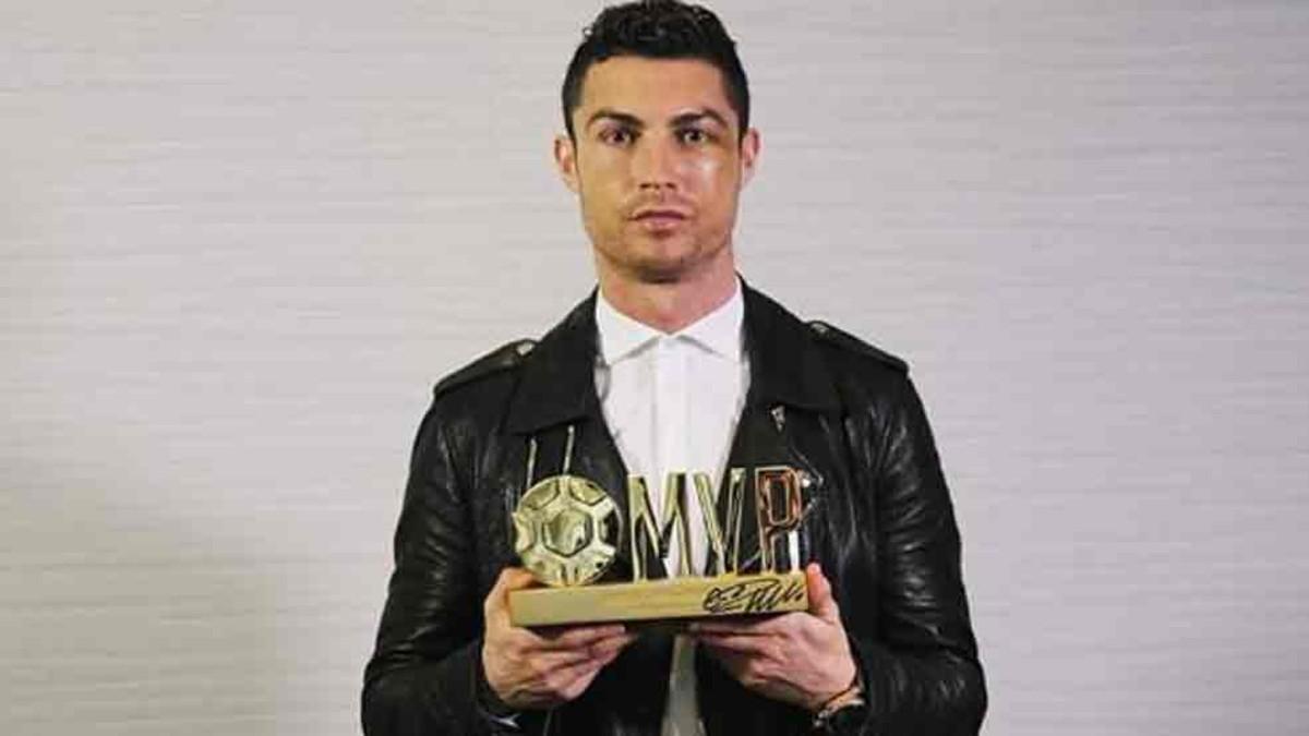 Cristiano Ronaldo recibió el premio MVP 2017