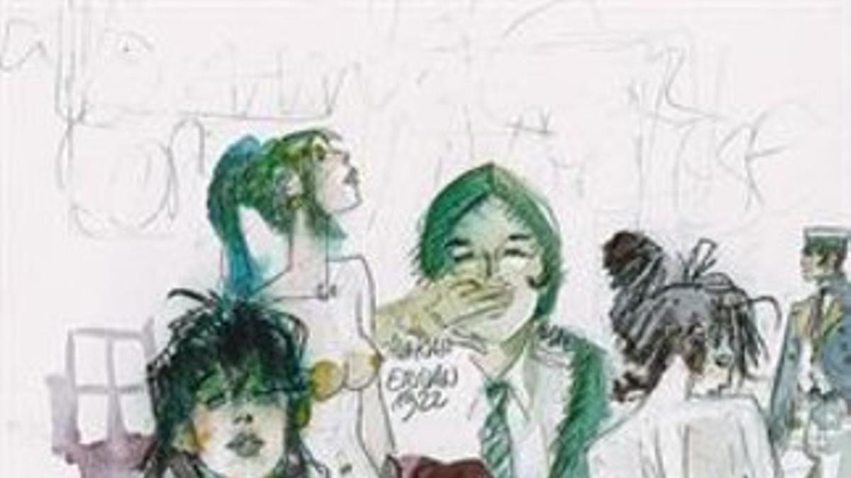 Dibujo del álbum 'Las mujeres de Corto Maltés' (1981).