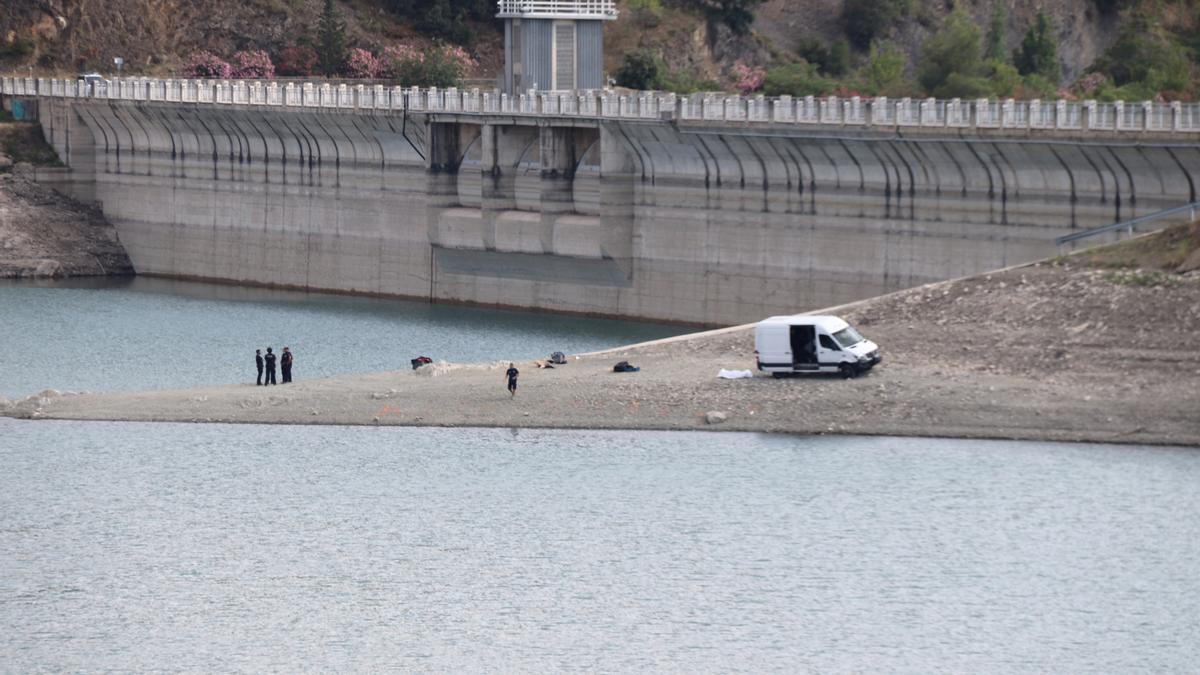 L&#039;operatiu que va rescatar el cos d&#039;una persona morta al pantà de Siurana