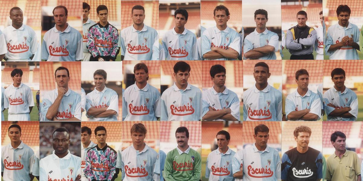 Toño Castro (cuarto en la fila superior), fue integranto de una de las plantillas más competitivas que ha tenido el Compos en su historia.