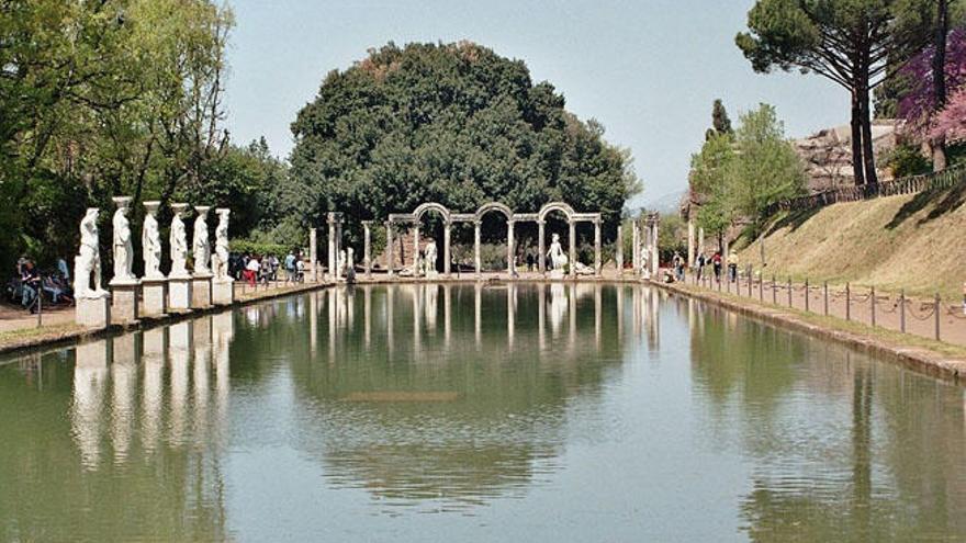 Imagen de la Villa Adriana, ubicada en Tívoli (Italia).