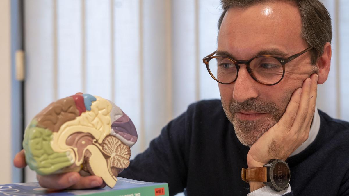 El neuropsicólogo clínico del hospital de Sant Pau, Saúl Martínez-Horta, autor del libro ‘Cerebros rotos’ .