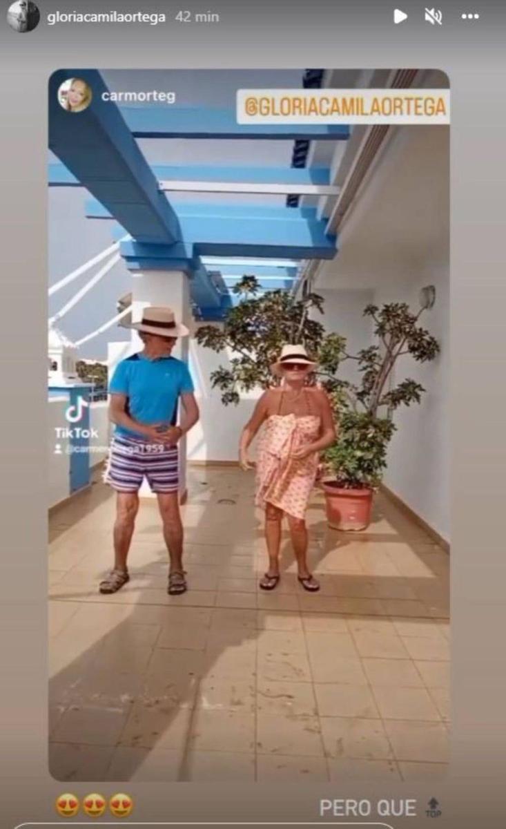 Ortega Cano bailando con su hermana Carmen 'Despechá'