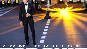 Tom Cruise en el estreno de Top Gun: Maverick.