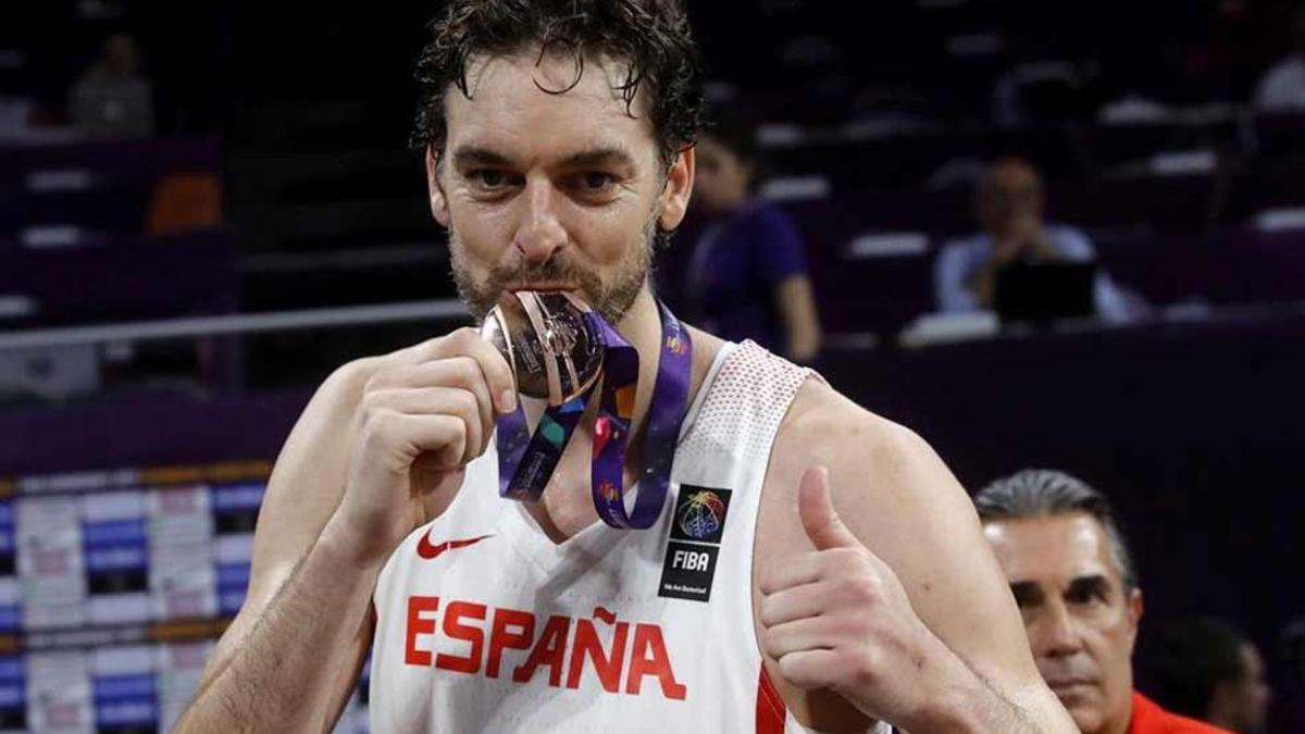 Pau Gasol conquistó otra medalla con España en el pasado Eurobasket