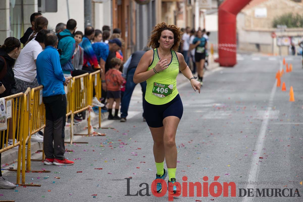 Carrera Popular Urbana y de la Mujer de Moratalla ‘La Villa, premio Marín Giménez (línea de meta)