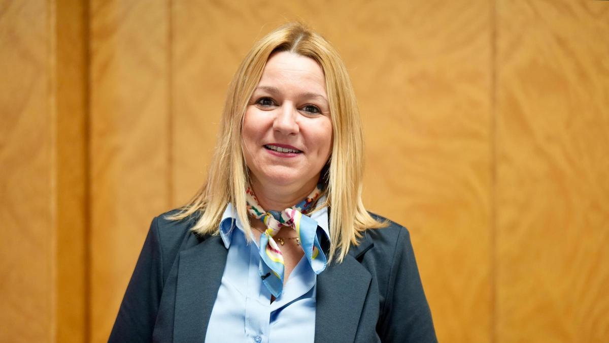 La portavoz de Políticas Sociales en Les Corts del PSPV, Silvia Gómez