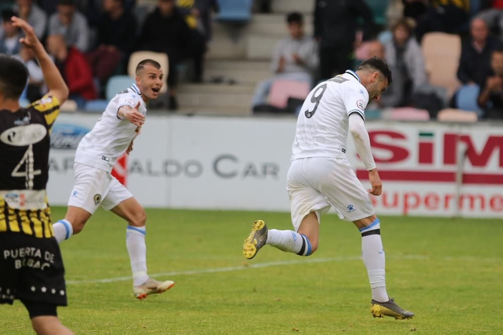 Un gol de Benja da un empate de oro al Hércules en Barakaldo