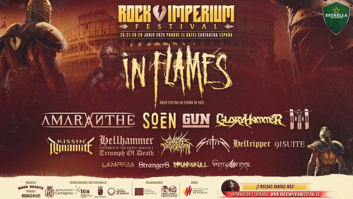 Cartel del Rock Imperium en Cartagena