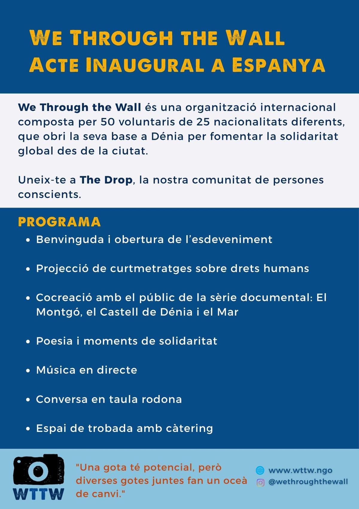 Programa de la inauguración