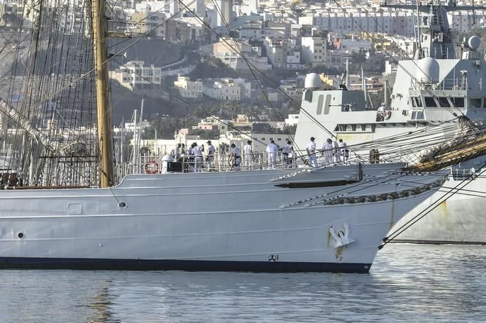 /09/2017 LAS PALMAS DE GRAN CANARIA. Llegada del buqe Cisne Branco , velero brasileño. FOTOS: J. PÉREZ CURBELO