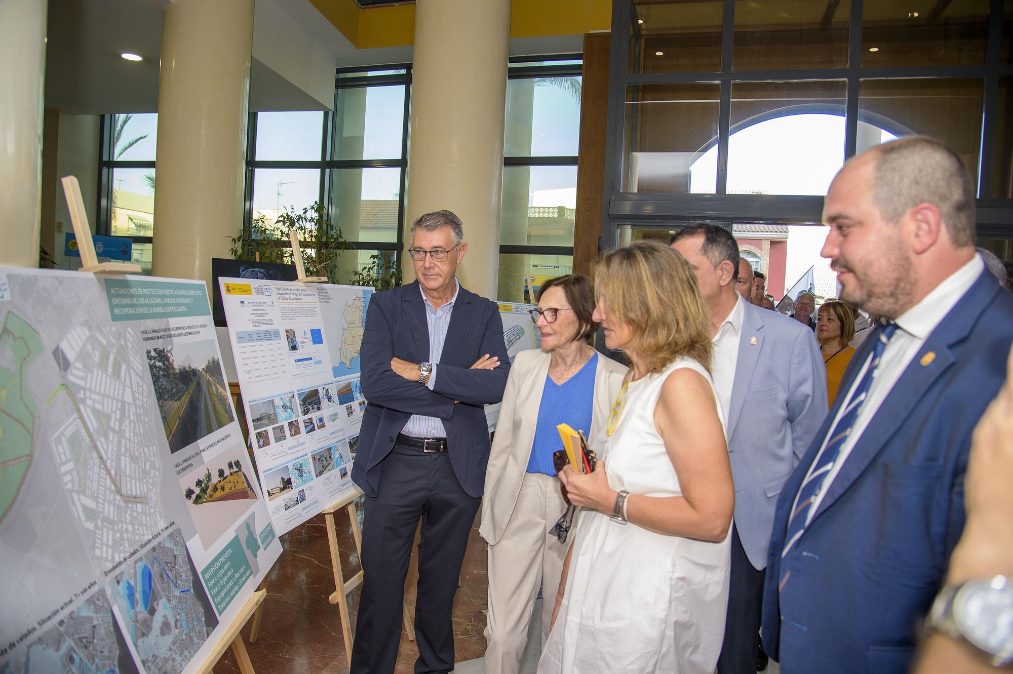 Visita de la ministra Teresa Ribera al Ayuntamiento de Los Alcázares