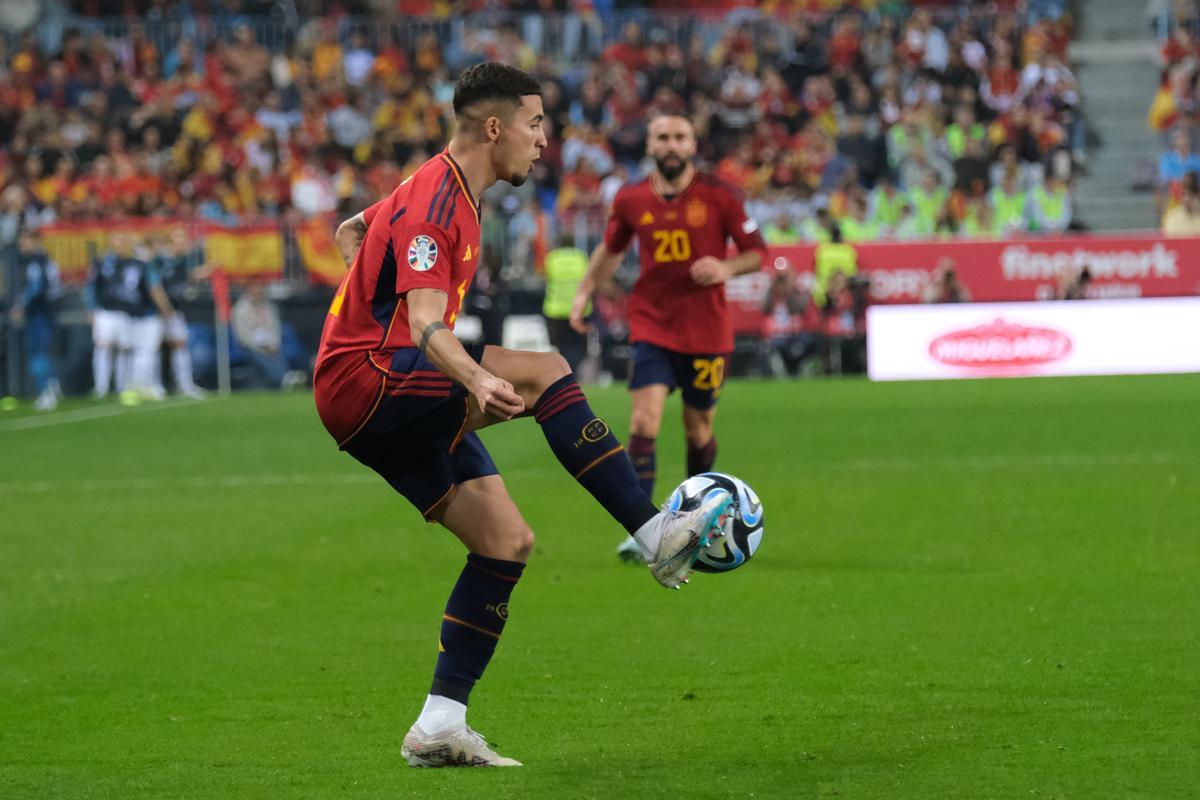 La Roja juega en Málaga contra Noruega, en imágenes