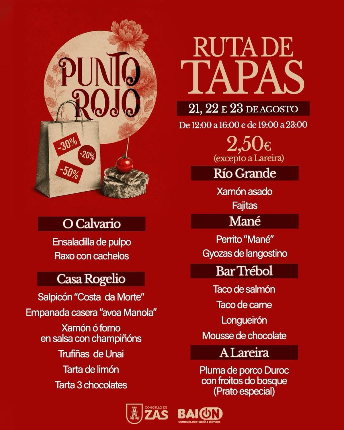 Cartel promocional da campaña Punto Rojo, de Baio.
