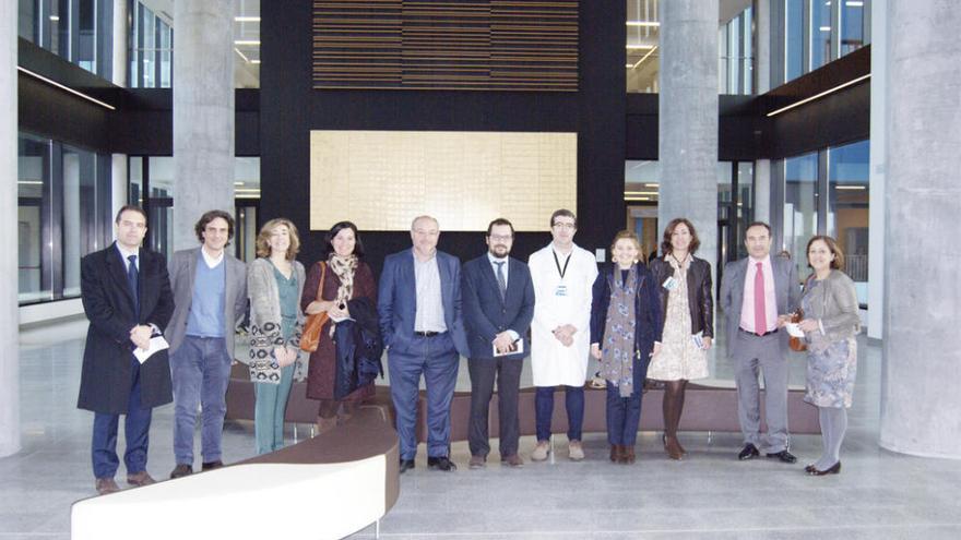 Visita de la directiva del Colegio de Abogados al Álvaro Cunqueiro