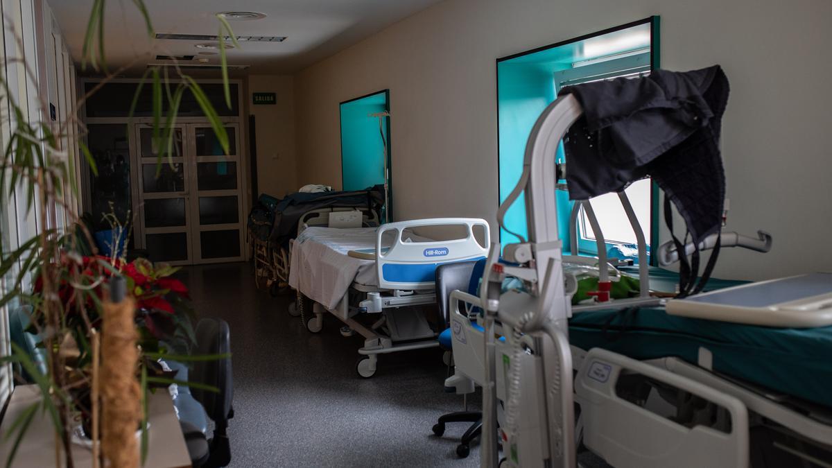 UCI del hospital Virgen de la Concha, todavía con pacientes COVID