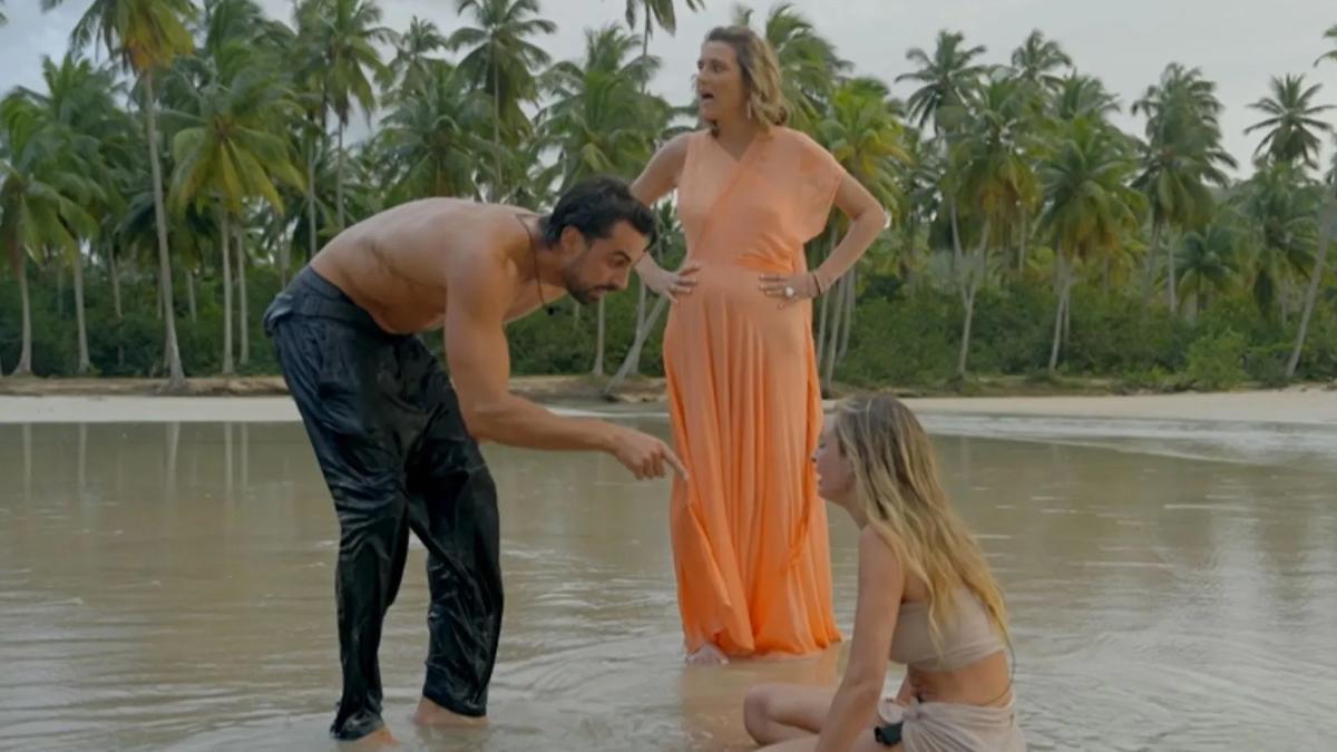 Sandra Barneda junto a Yuli y Lucas