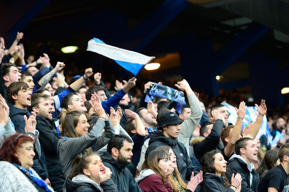 Riazor celebra el 2-1 del Dépor al Barça