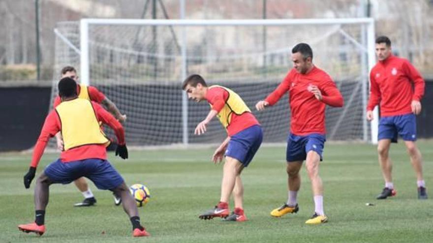 Pere Pons també s&#039;exercita amb el grup