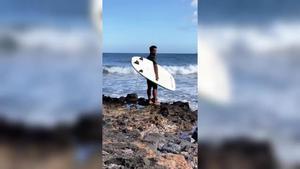 Muere el surfista Ayoub Adardour mientras pescaba en Lanzarote