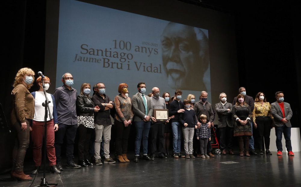 Homenaje a Santiago Bru i Vidal, dentro de los actos para conmemorar el centenario de su nacimiento.