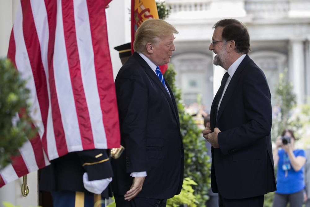 Mariano Rajoy visita a Donald Trump en la Casa Blanca