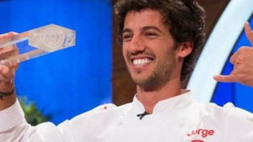 La alegría de Jorge Brazalez tras ganar MasterChef