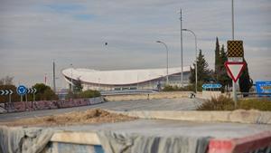 Archivo - Uno de los accesos del Estadio Civitas Metropolitano de Madrid.