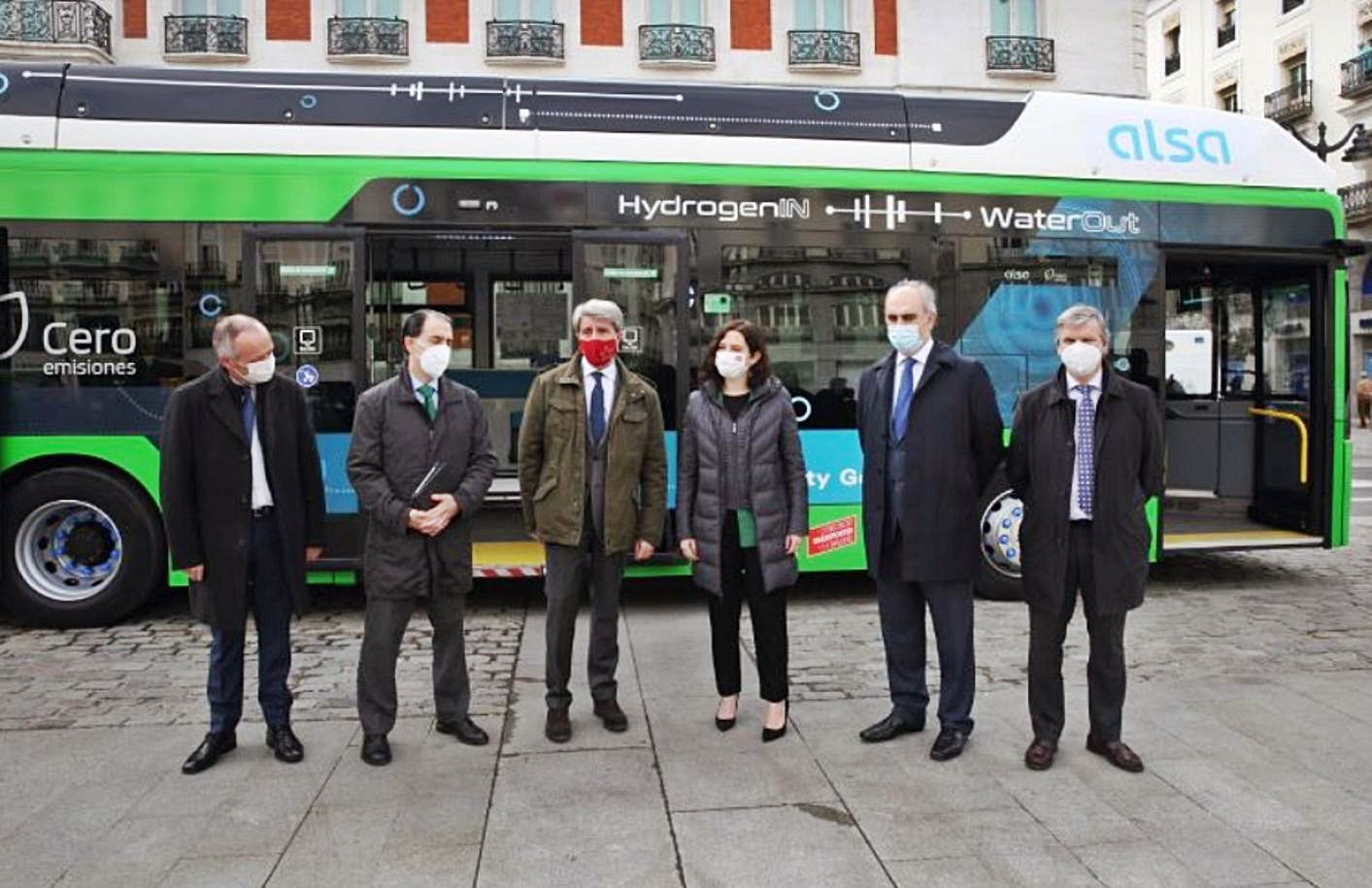 Presentación en Madrid del autobús de Alsa propulsado por hidrógeno. | Alsa