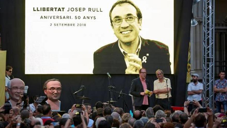 Homenatge a l&#039;exconseller empresonat Josep Rull a Terrassa