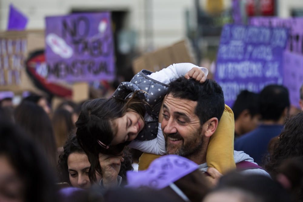 Manifestación del Día de la Mujer en las calles de València