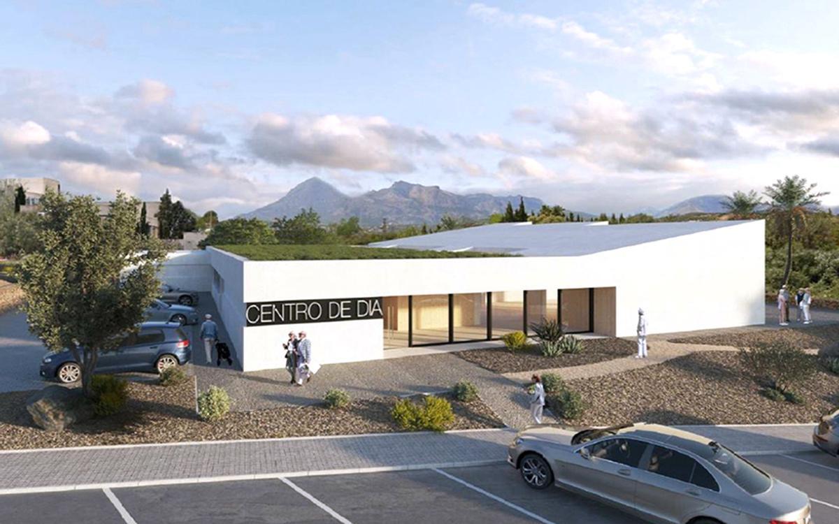 Imagen virtual del  Centro de Dia Comarcal previsto para Altea.