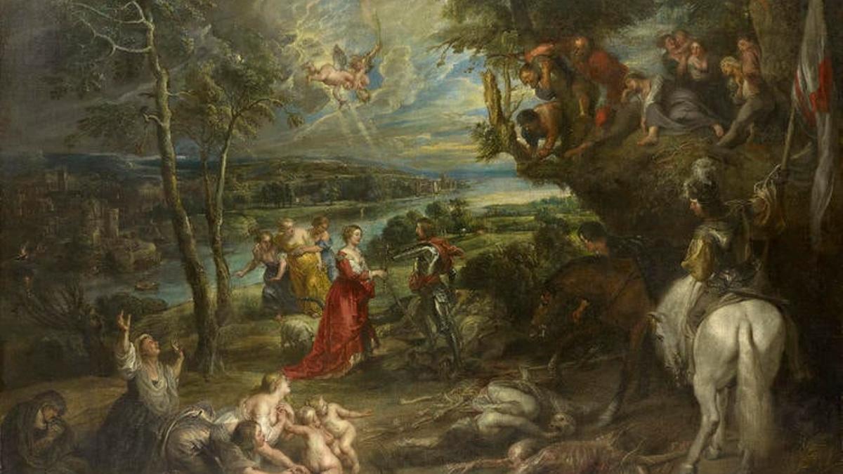 'Paisaje con San Jorge y el Dragón', de Rubens.