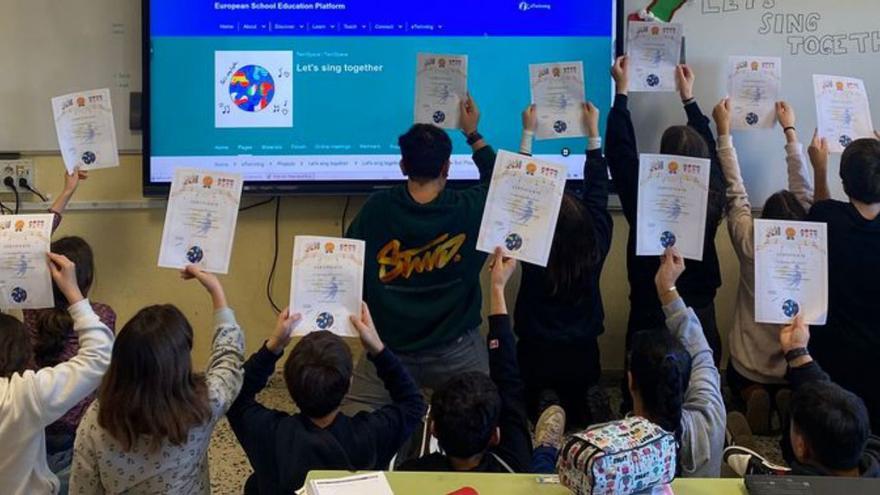El colegio de Tarrío, en un proyecto europeo sobre música y tecnología